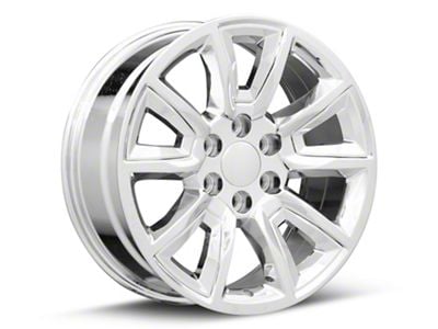 CV73 Chrome 6-Lug Wheel; 20x8.5; 24mm Offset (21-25 Tahoe)