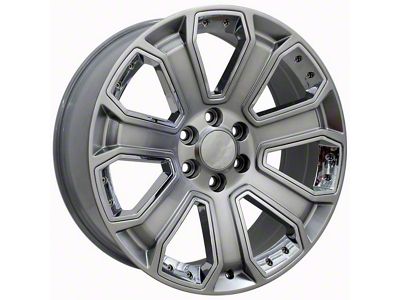 CV93 Hyper Black 6-Lug Wheel; 20x8.5; 31mm Offset (21-25 Tahoe)