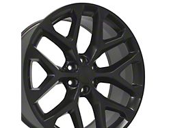 CV98B Black 6-Lug Wheel; 24x10; 24mm Offset (21-26 Tahoe)