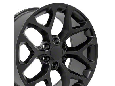 CV98B Satin Black 6-Lug Wheel; 20x9; 24mm Offset (21-25 Tahoe)