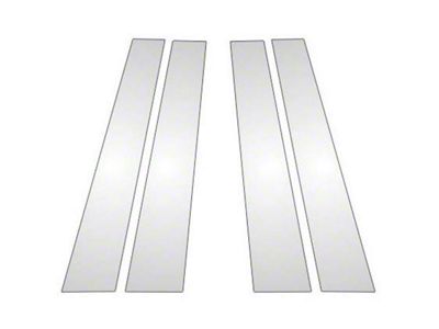 Door Pillar Post Trim; Chrome (07-14 Tahoe)