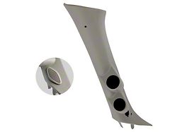 Dual Pillar Gauge Pod with Speaker Cutout; Tan (07-13 Tahoe)