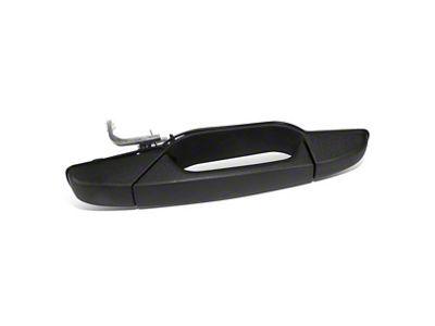 Exterior Door Handle without Keyhole; Textured Black; Front Passenger Side (07-14 Tahoe)