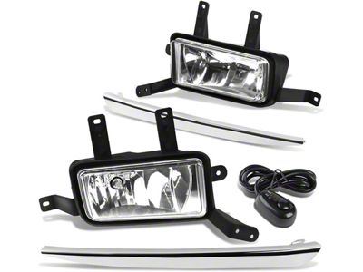 Fog Lights with Switch; Clear (15-20 Tahoe)