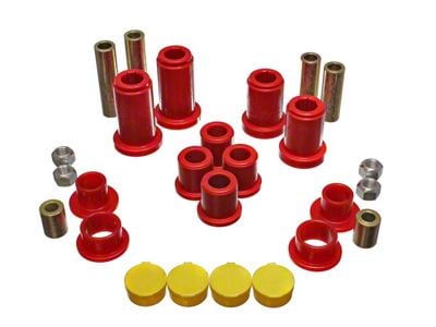 Front Control Arm Bushings; Red (2007 Tahoe)