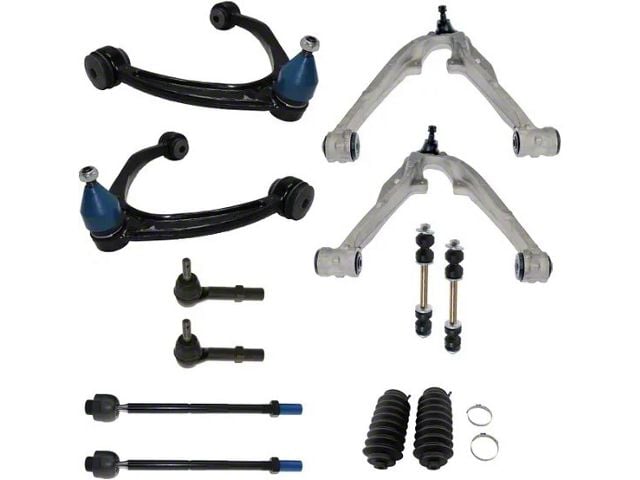 Front Control Arms with Sway Bar Links and Tie Rods (07-14 Tahoe w/ Stock Aluminum Lower Control Arms)