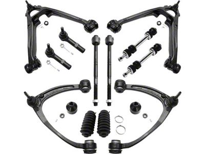 Front Control Arms with Sway Bar Links and Tie Rods (07-14 Tahoe w/ Stock Cast Iron Lower Control Arms)