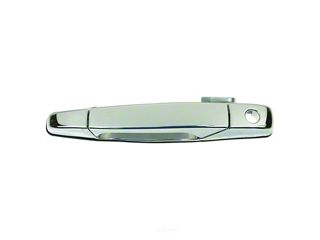 TRQ Front Left Exterior Door Handle – Chrome Plated Steel For Chevy GMC C/K Suburban Tahoe Yukon (1995-2001)