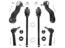 Front Inner and Outer Tie Rod Ends with Idler and Pitman Arm (00-06 Tahoe w/ 4-Groove Pitman Arm)