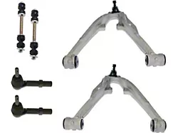 Front Lower Control Arms with Outer Tie Rods and Sway Bar Links (07-14 Tahoe w/ Stock Aluminum Lower Control Arms)