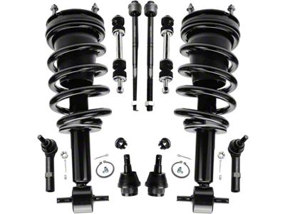 Front Strut and Spring Assemblies with Lower Ball Joints, Sway Bar Links and Upper Control Arms (07-14 Tahoe, Excluding Police)