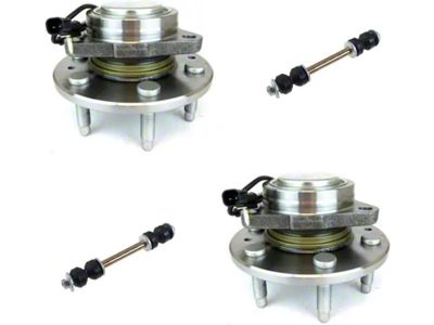 Front Wheel Hub Assemblies with Sway Bar Links (15-19 2WD Tahoe)