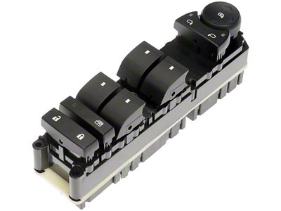 Front Window Switch; Driver Side (07-14 Tahoe w/ Heated Mirrors)