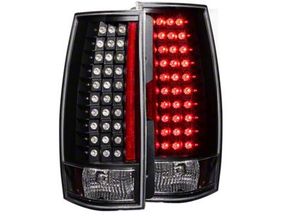 G4 LED Tail Lights; Black Housing; Clear Lens (07-14 Tahoe, Excluding Hybrid)