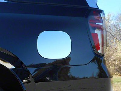Gas Door Cover Trim; Stainless Steel (21-25 Tahoe)