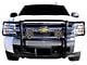 Grille Guard with 7-Inch Black Round LED Lights; Black (07-14 Tahoe, Excluding Hybrid)