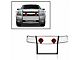 Grille Guard with 7-Inch Red Round LED Lights; Stainless Steel (07-14 Tahoe)
