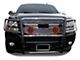 Grille Guard with 7-Inch Red Round LED Lights; Stainless Steel (07-14 Tahoe)