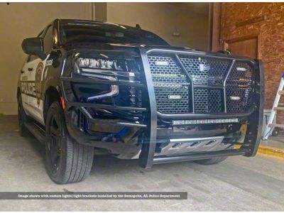 HD Grille Guard; Semi-Gloss Black (21-25 Tahoe, Excluding Z71)