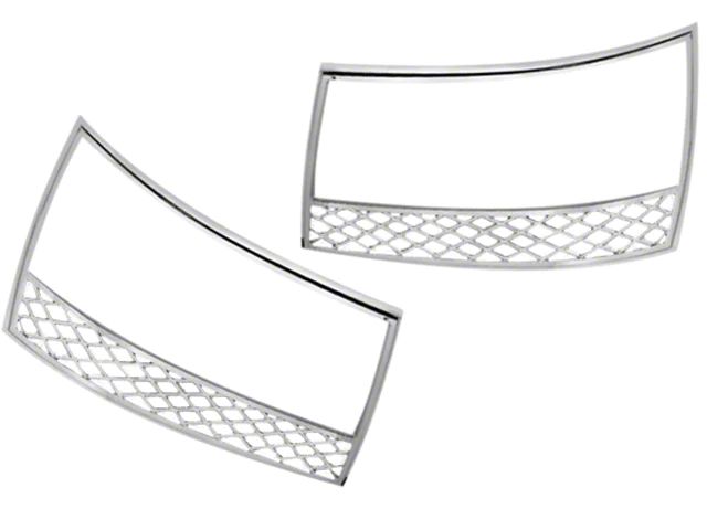 Headlight Bezels; Chrome (07-09 Tahoe)