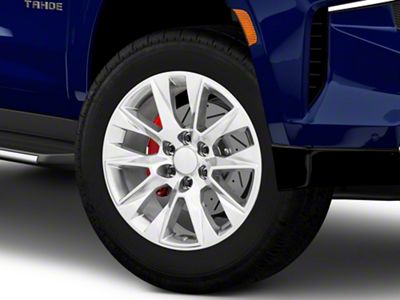 High Country Style Polished 6-Lug Wheel; 20x9; 28mm Offset (21-25 Tahoe)