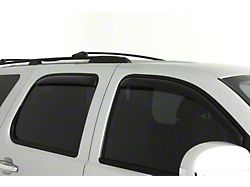 In-Channel Ventvisor Window Deflectors; Front and Rear; Dark Smoke (07-14 Tahoe)