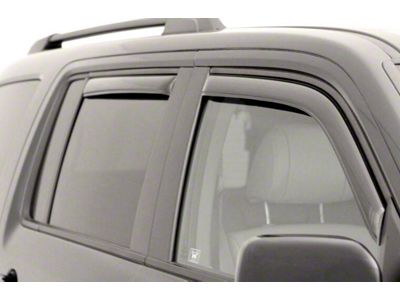 In-Channel Ventvisor Window Deflectors; Front and Rear; Dark Smoke (15-20 Tahoe)