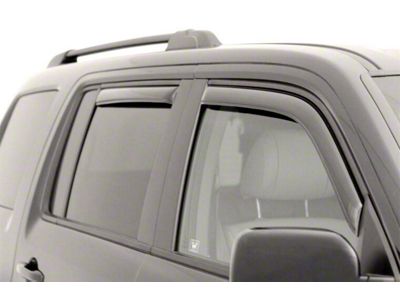 In-Channel Ventvisor Window Deflectors; Front and Rear; Dark Smoke (21-25 Tahoe)