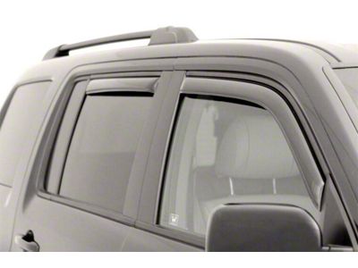 In-Channel Ventvisor Window Deflectors; Front and Rear; Dark Smoke (21-24 Tahoe)