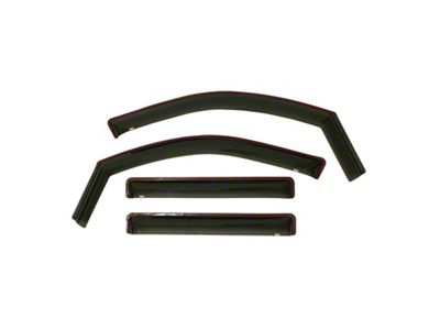 In-Channel Window Deflectors; Front and Rear; Smoke (15-20 Tahoe)