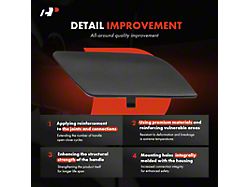 Interior Door Handle Bezel Cover; Black; Front Driver Side (07-14 Tahoe)