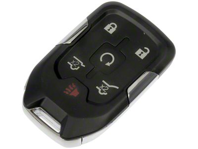 Keyless Entry Remote; 6-Button; 315 MHz (15-20 Tahoe w/ Remote Start, Power Lift Gate & Passive Entry)