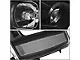 LED DRL Projector Headlights with Clear Corners; Black Housing; Clear Lens (07-14 Tahoe)
