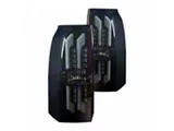 LED Tail Lights; Black Housing; Smoked Lens (15-17 Tahoe)