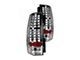 LED Tail Lights; Chrome Housing; Clear Lens (07-14 Tahoe)