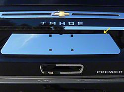License Plate Bezel; Stainless Steel (21-25 Tahoe)
