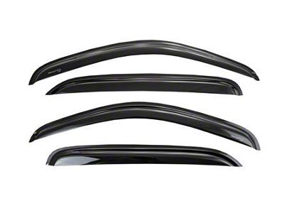 Low Profile Rain Guards; Smoked (07-14 Tahoe)
