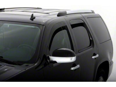 Low Profile Ventvisor Window Deflectors; Front and Rear; Dark Smoke (07-14 Tahoe)