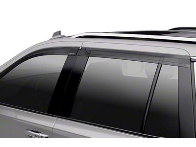 Low Profile Ventvisor Window Deflectors; Front and Rear; Dark Smoke (21-25 Tahoe)
