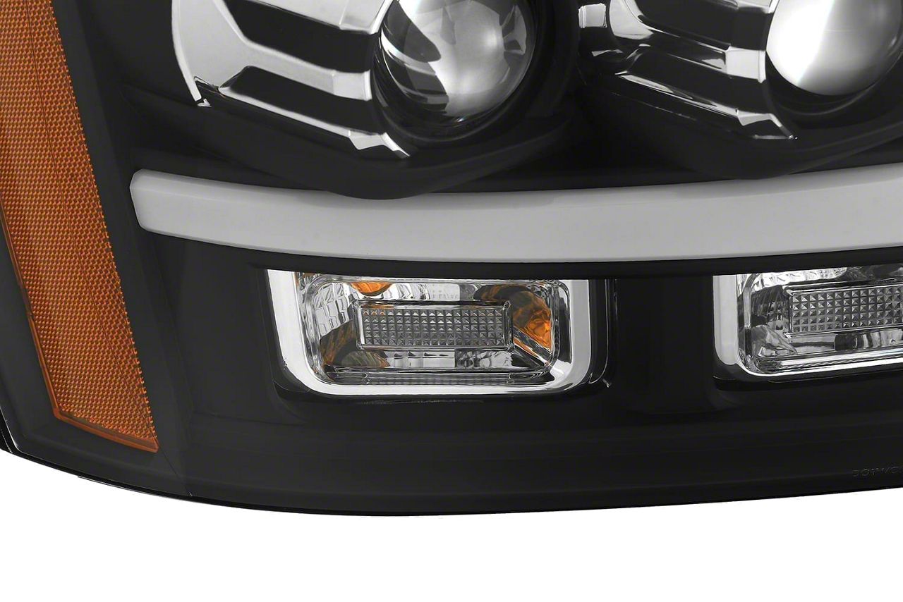 アキヒロTV AlphaRex Tahoe LUXX-Series LED Projector Headlights; Black