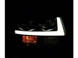 Sequential LED DRL Projector Headlights For 07-14 Chevy Tahoe & Avalanche - Pair