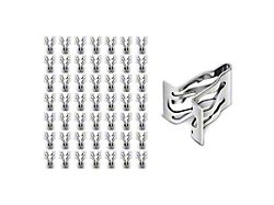 Metal Garnish, Interior Trim, Bezel and Scuff Plate Fasteners; 50-Piece (00-24 Tahoe)