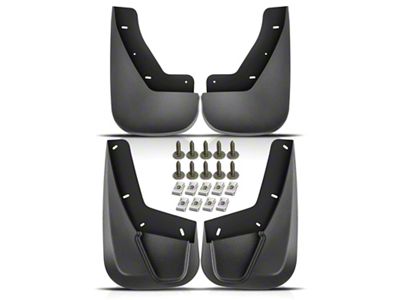 Mud Flap Splash Guards; Front and Rear (09-14 Tahoe LTZ)