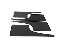 Mud Flaps; Front and Rear; Gloss Carbon Fiber Vinyl (21-25 Tahoe)
