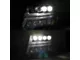 AlphaRex NOVA-Series LED Projector Headlights; Jet Black Housing; Clear Lens (07-14 Tahoe)