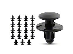 Nylon Front Fender and Body Side Liner Retainer Clips; 8.5mm; 20-Piece (07-22 Tahoe)
