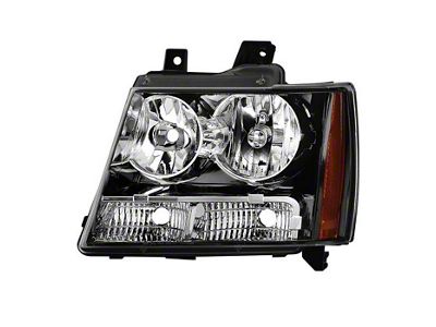 OEM Style Headlight; Black Housing; Clear Lens; Driver Side (07-14 Tahoe)