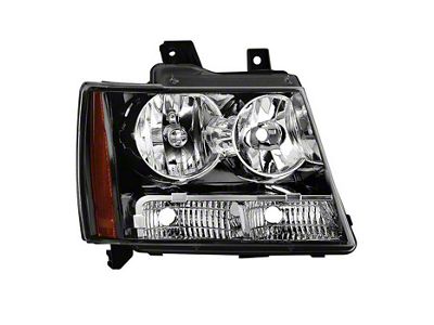 OEM Style Headlight; Black Housing; Clear Lens; Passenger Side (07-14 Tahoe)
