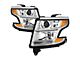 OEM Style Headlights; Chrome Housing; Clear Lens (15-20 Tahoe w/ Factory Halogen Headlights)