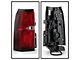 OEM Style Tail Light; Driver Side; Chrome Housing; Clear Lens (15-20 Tahoe)